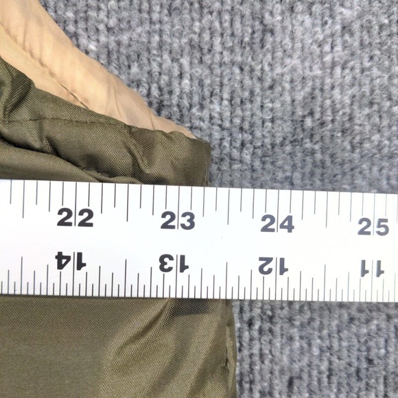 Fourcast Outerwear Men's Puffer Vest Green Large Sleeveless Polyester Coated - Picture 15 of 15